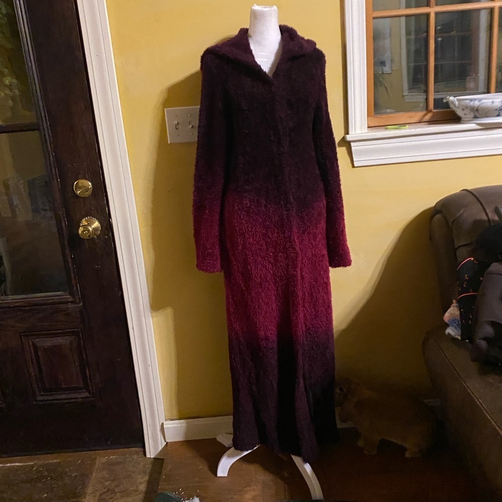 Hooded Gradient Cardigan - Picture 10 of 11